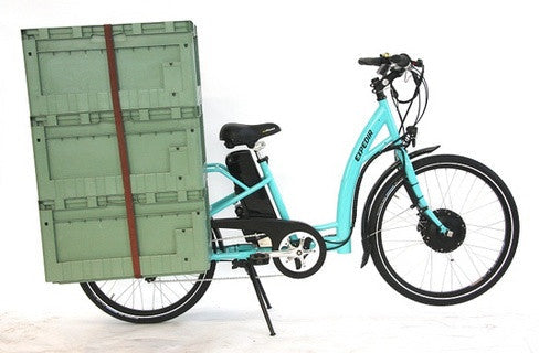 eZee Expedir Mid Tail Cargo Bike with Alfine hub gears and hydraulic Sydney Ebike Rentals