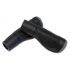 Grips comfort/anitomical shape, grey-black, L 128mm